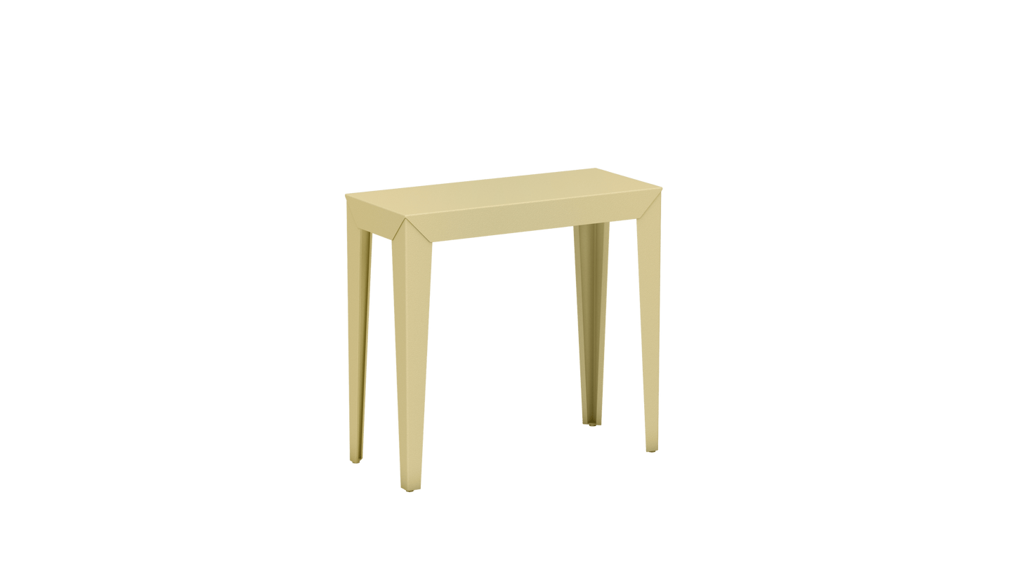 Console rectangulaire en aluminium 80cm Zef - MATIERE GRISE - La Maison MilanaiseCONSOLEZEF80X35x75intChampagne 231Fuselés