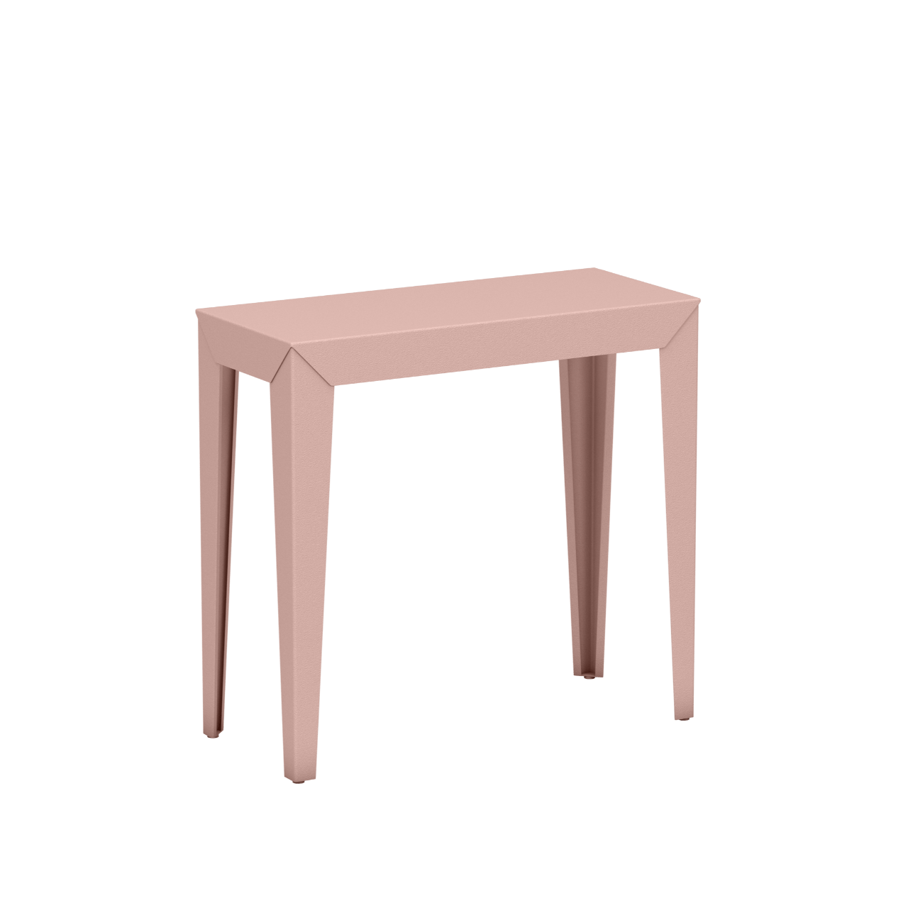 Console rectangulaire en aluminium 80cm Zef - MATIERE GRISE - La Maison MilanaiseCONSOLEZEF80X35x75intBaby pink 162Fuselés