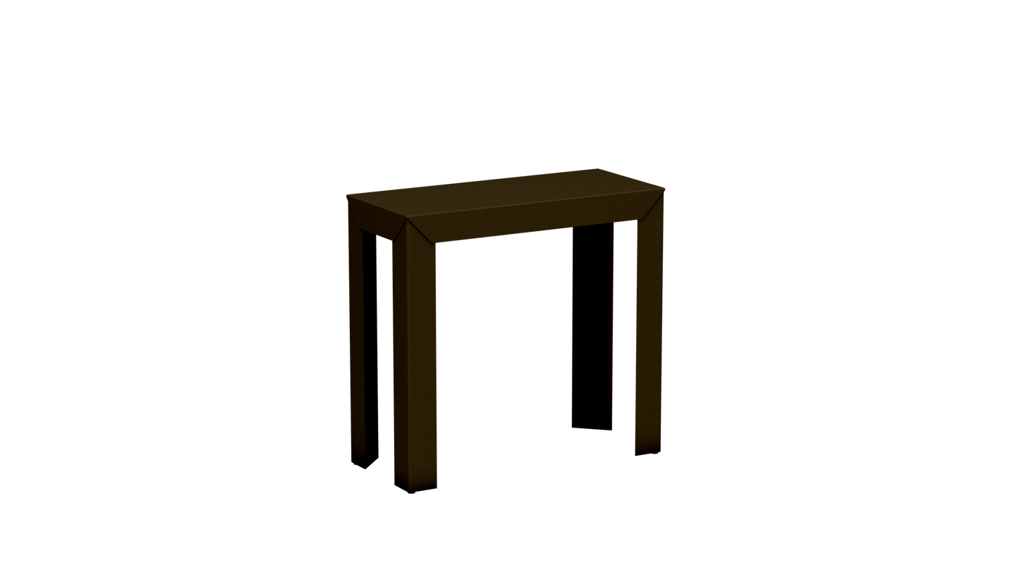 Console rectangulaire en aluminium 80cm Zef - MATIERE GRISE - La Maison MilanaiseCONSOLEZEF80X35x75intBronze 181Droits