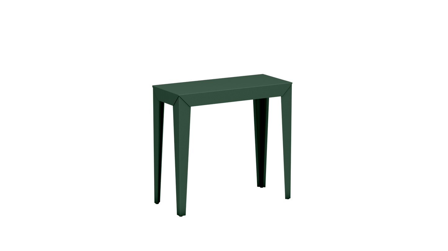Console rectangulaire en aluminium 80cm Zef - MATIERE GRISE - La Maison MilanaiseCONSOLEZEF80X35x75intOlive 121Fuselés