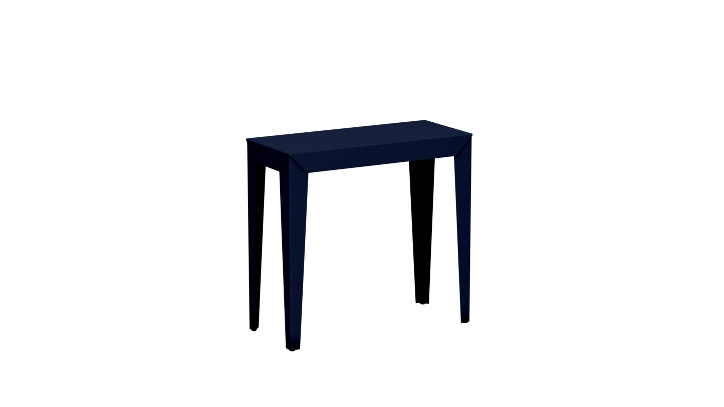 Console rectangulaire en aluminium 80cm Zef - MATIERE GRISE - La Maison MilanaiseCONSOLEZEF80X35x75intNuit 114Fuselés