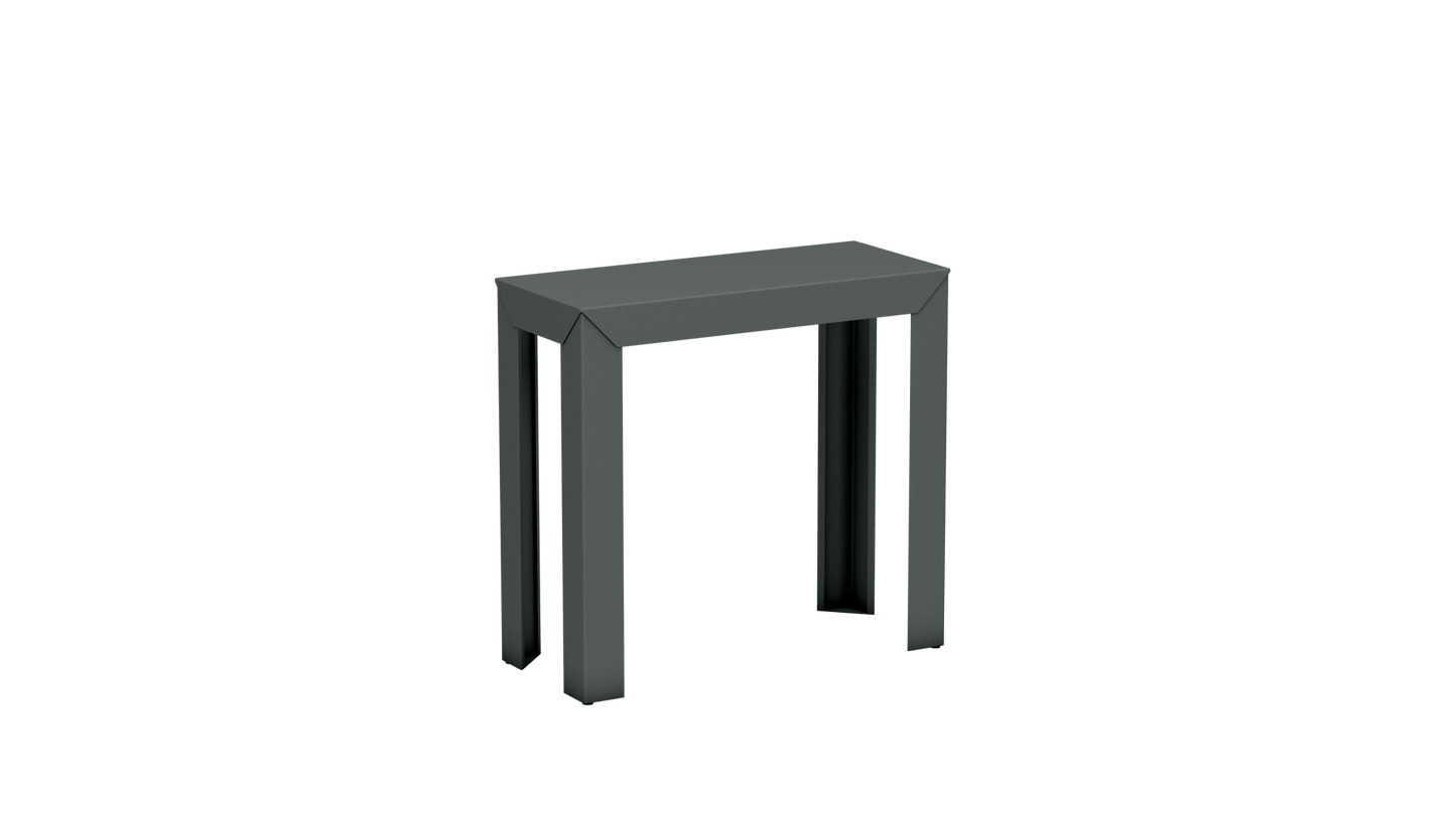 Console rectangulaire en aluminium 80cm Zef - MATIERE GRISE - La Maison MilanaiseCONSOLEZEF80X35x75intOrage 221Droits