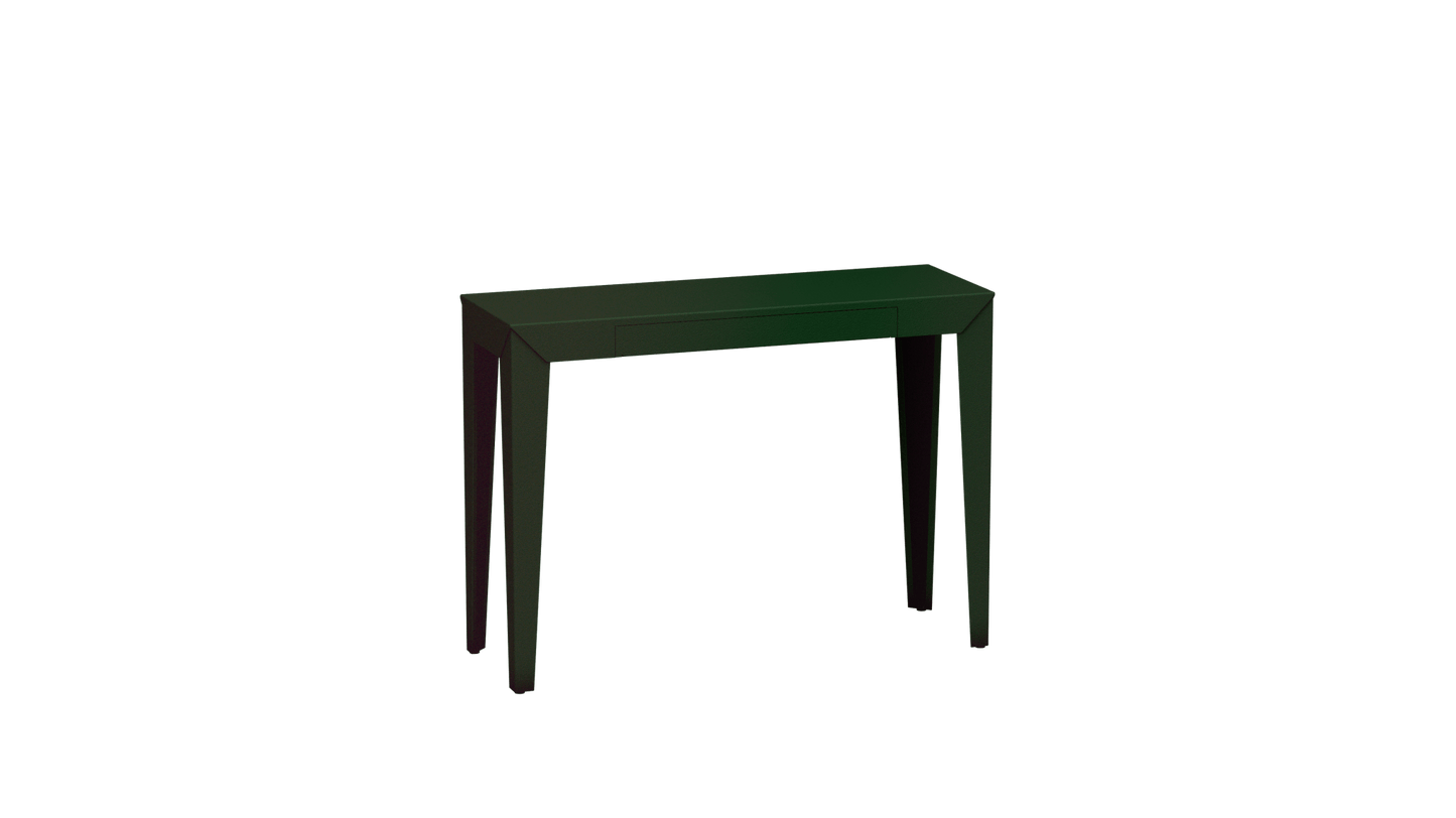 Console rectangulaire en métal avec tiroir 103cm Zef - MATIERE GRISE - La Maison MilanaiseJekyll 123Fuselés
