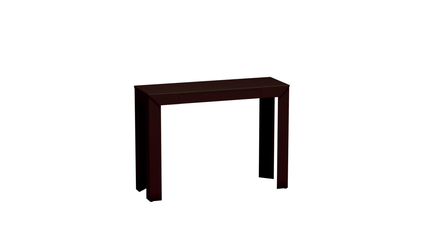 Console rectangulaire en métal avec tiroir 103cm Zef - MATIERE GRISE - La Maison MilanaiseViolet de Mars 171Droits