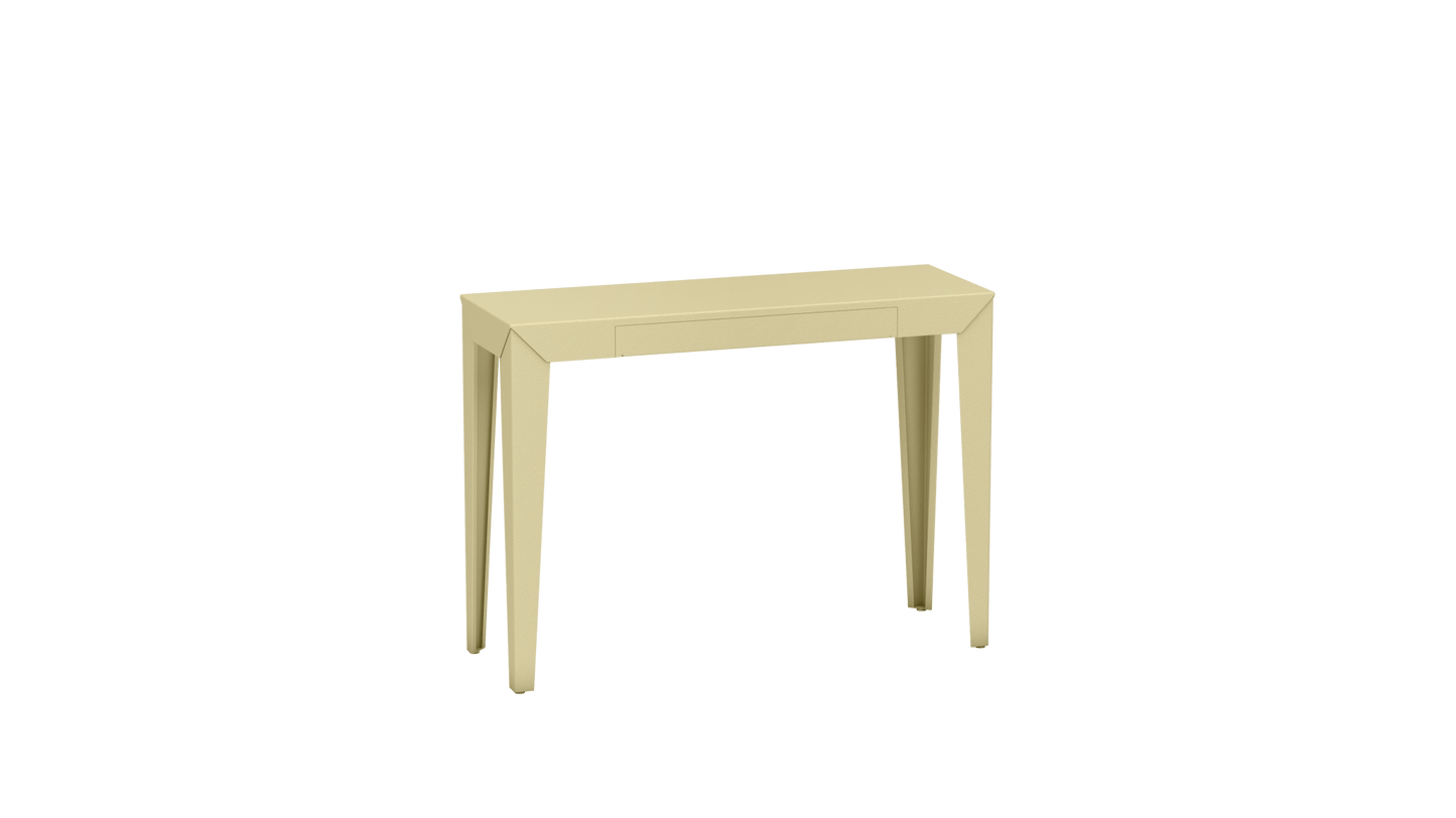 Console rectangulaire en métal avec tiroir 103cm Zef - MATIERE GRISE - La Maison MilanaiseChampagne 231Fuselés