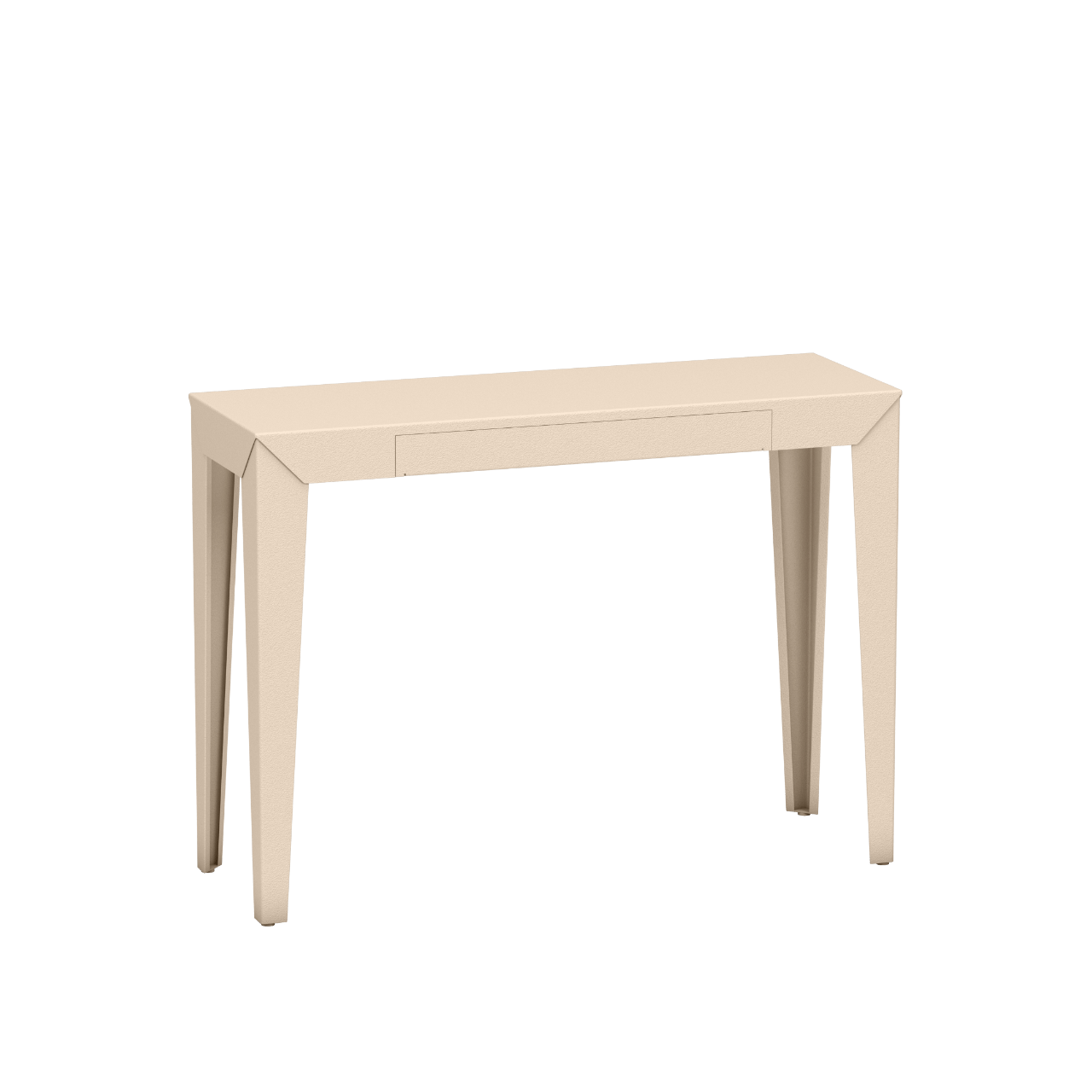 Console rectangulaire en métal avec tiroir 103cm Zef - MATIERE GRISE - La Maison MilanaiseEggshell 161Fuselés