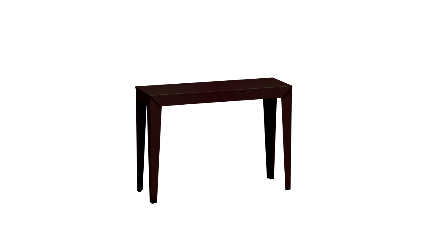 Console rectangulaire en métal avec tiroir 103cm Zef - MATIERE GRISE - La Maison MilanaiseViolet de Mars 171Fuselés