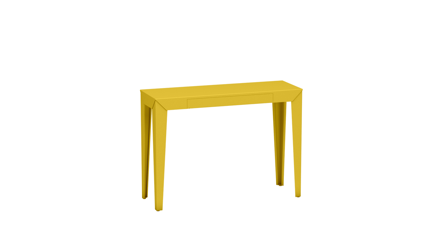 Console rectangulaire en métal avec tiroir 103cm Zef - MATIERE GRISE - La Maison MilanaisePoussin 014Fuselés