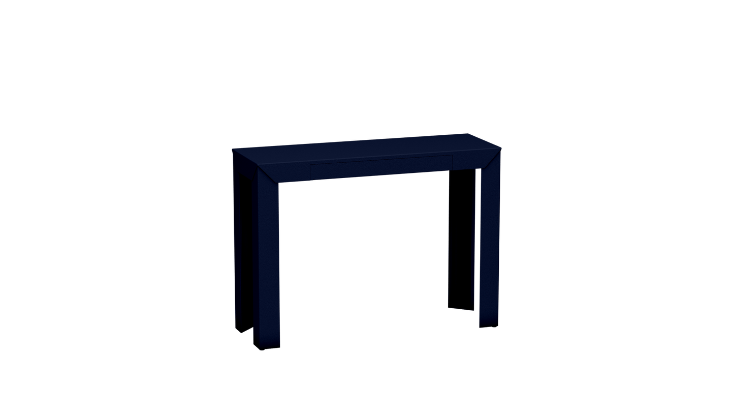 Console rectangulaire en métal avec tiroir 103cm Zef - MATIERE GRISE - La Maison MilanaiseNuit 114Droits