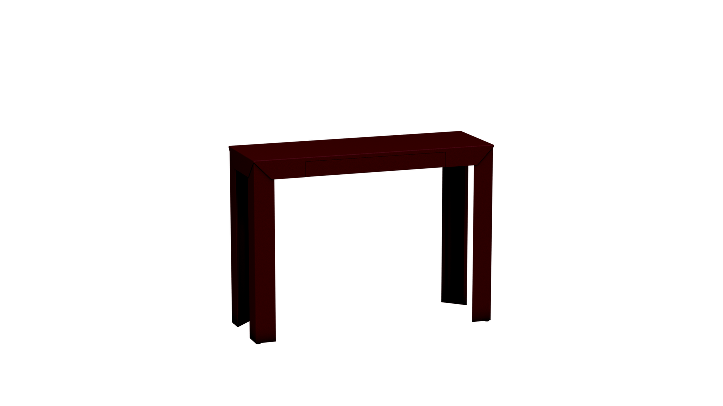 Console rectangulaire en métal avec tiroir 103cm Zef - MATIERE GRISE - La Maison MilanaiseBourgogne 153Droits