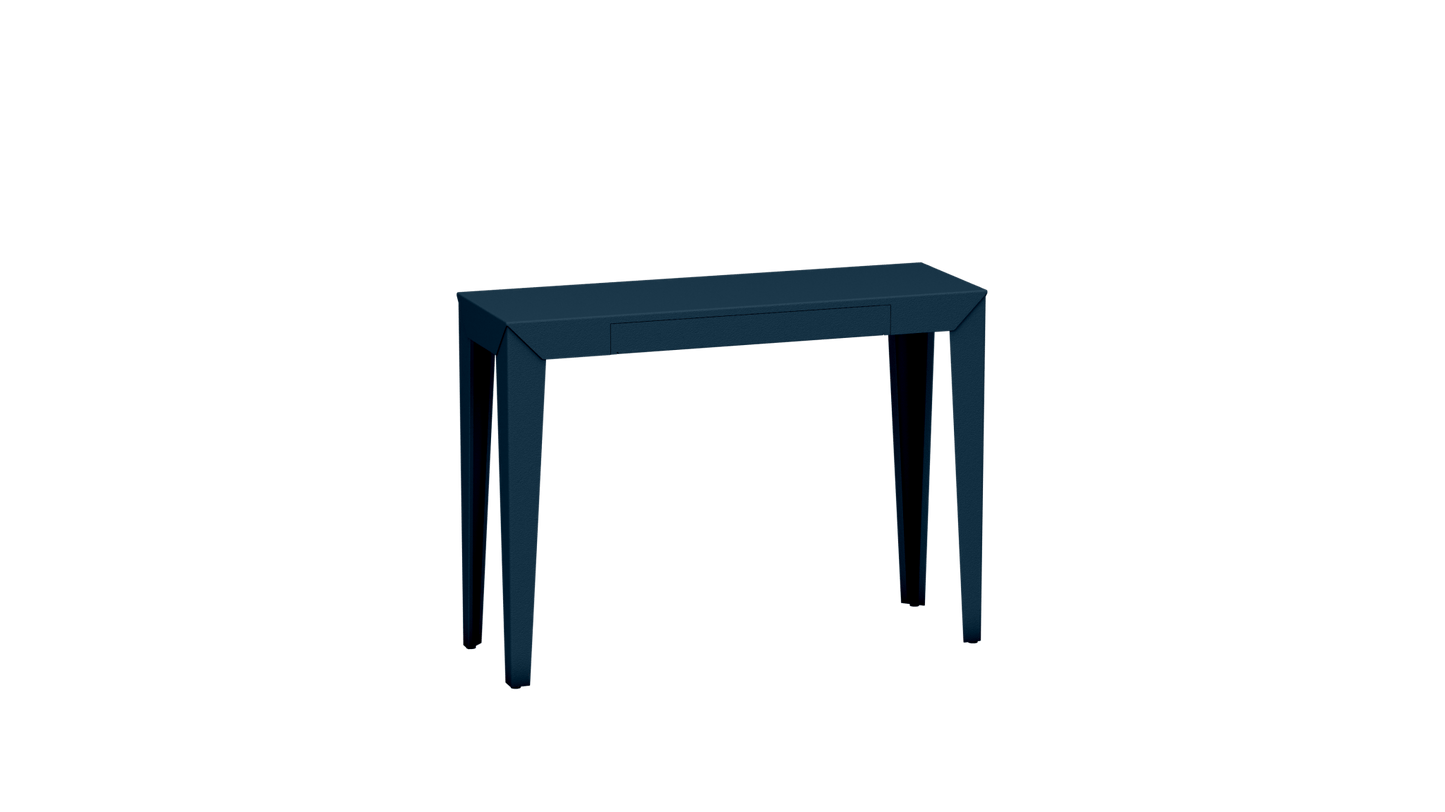 Console rectangulaire en métal avec tiroir 103cm Zef - MATIERE GRISE - La Maison MilanaiseDenim 007Fuselés