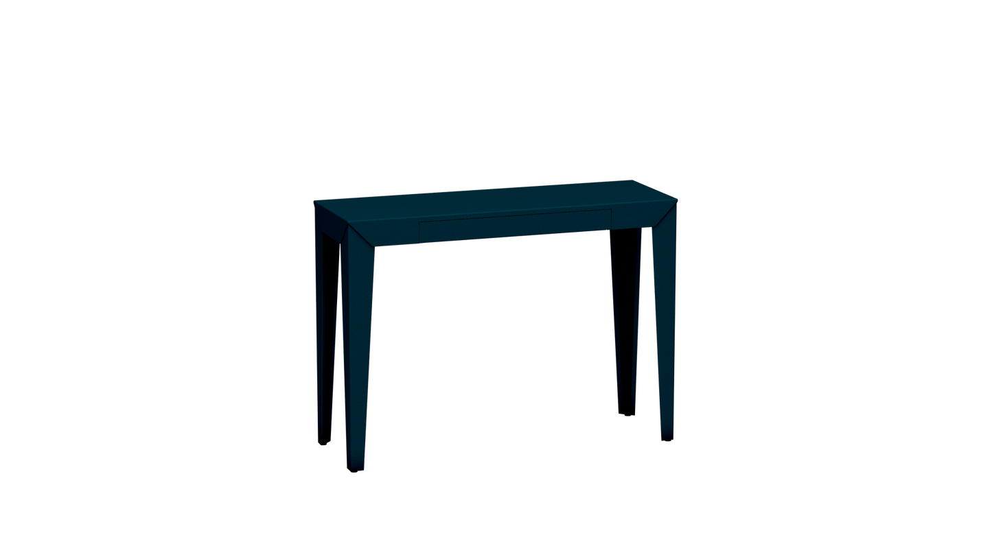 Console rectangulaire en métal avec tiroir 103cm Zef - MATIERE GRISE - La Maison MilanaiseCanard 115Fuselés