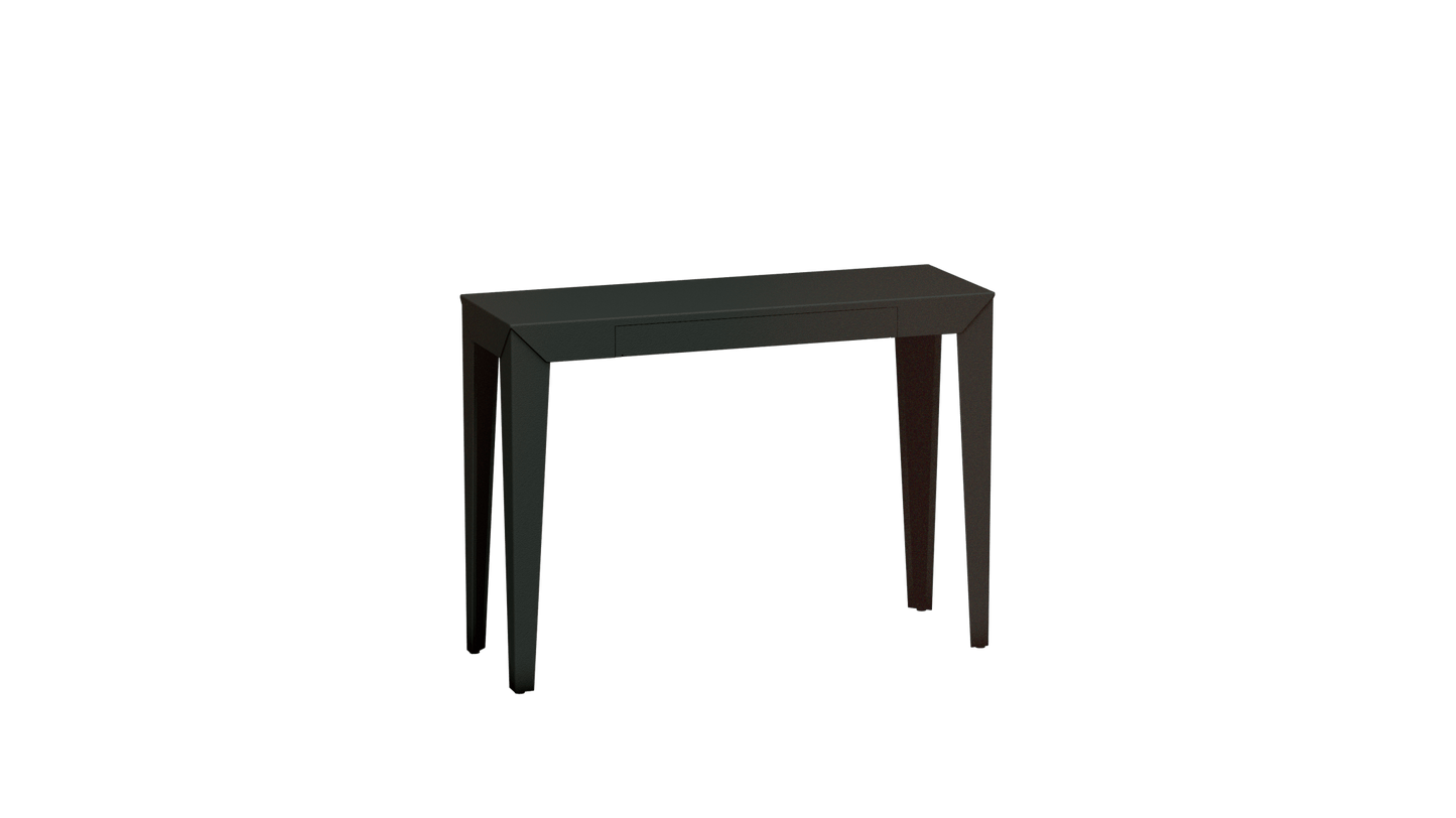 Console rectangulaire en métal avec tiroir 103cm Zef - MATIERE GRISE - La Maison MilanaiseWinners 223Fuselés