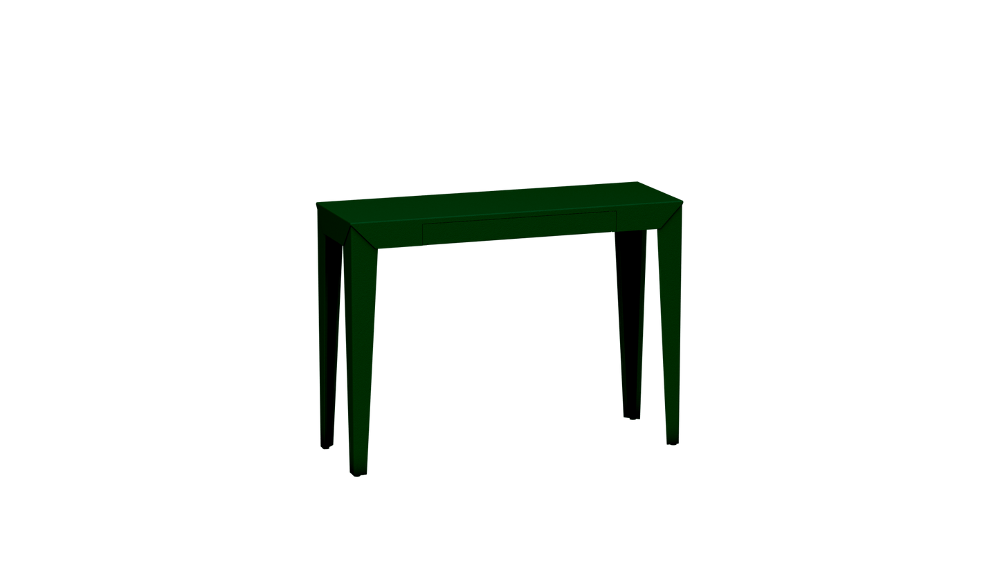Console rectangulaire en métal avec tiroir 103cm Zef - MATIERE GRISE - La Maison MilanaiseCanopée 124Fuselés