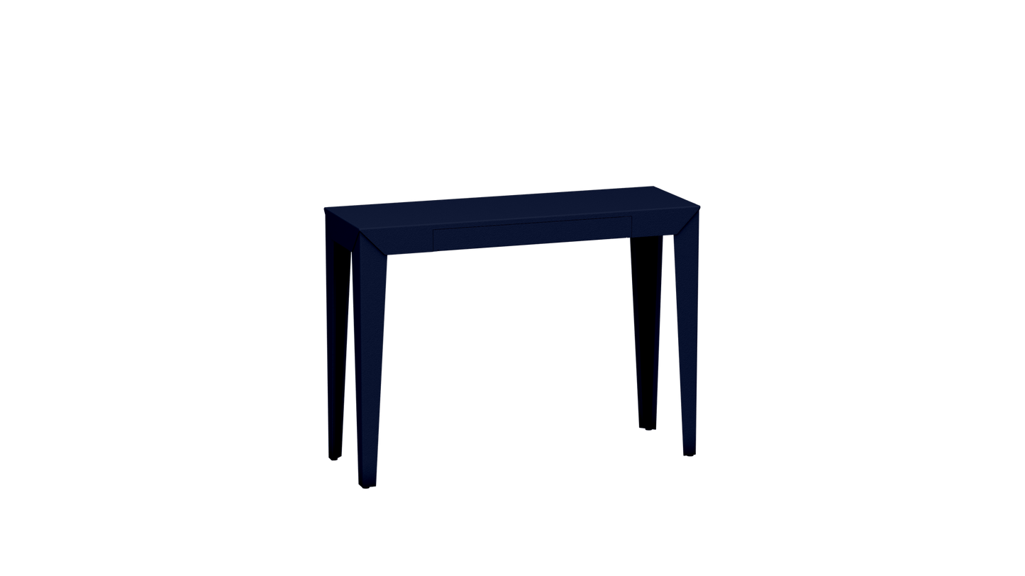 Console rectangulaire en métal avec tiroir 103cm Zef - MATIERE GRISE - La Maison MilanaiseNuit 114Fuselés