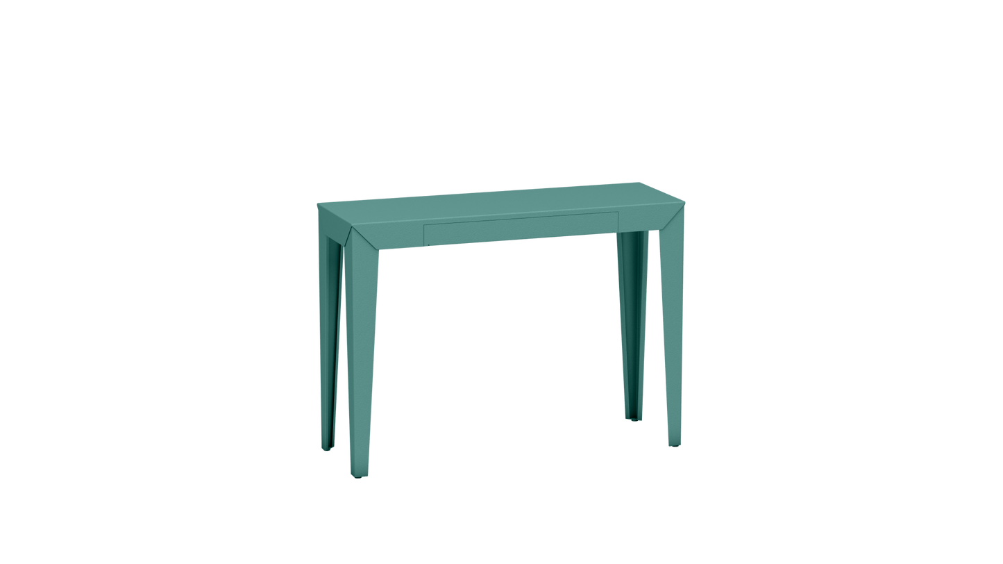 Console rectangulaire en métal avec tiroir 103cm Zef - MATIERE GRISE - La Maison MilanaiseCeladon 006Fuselés