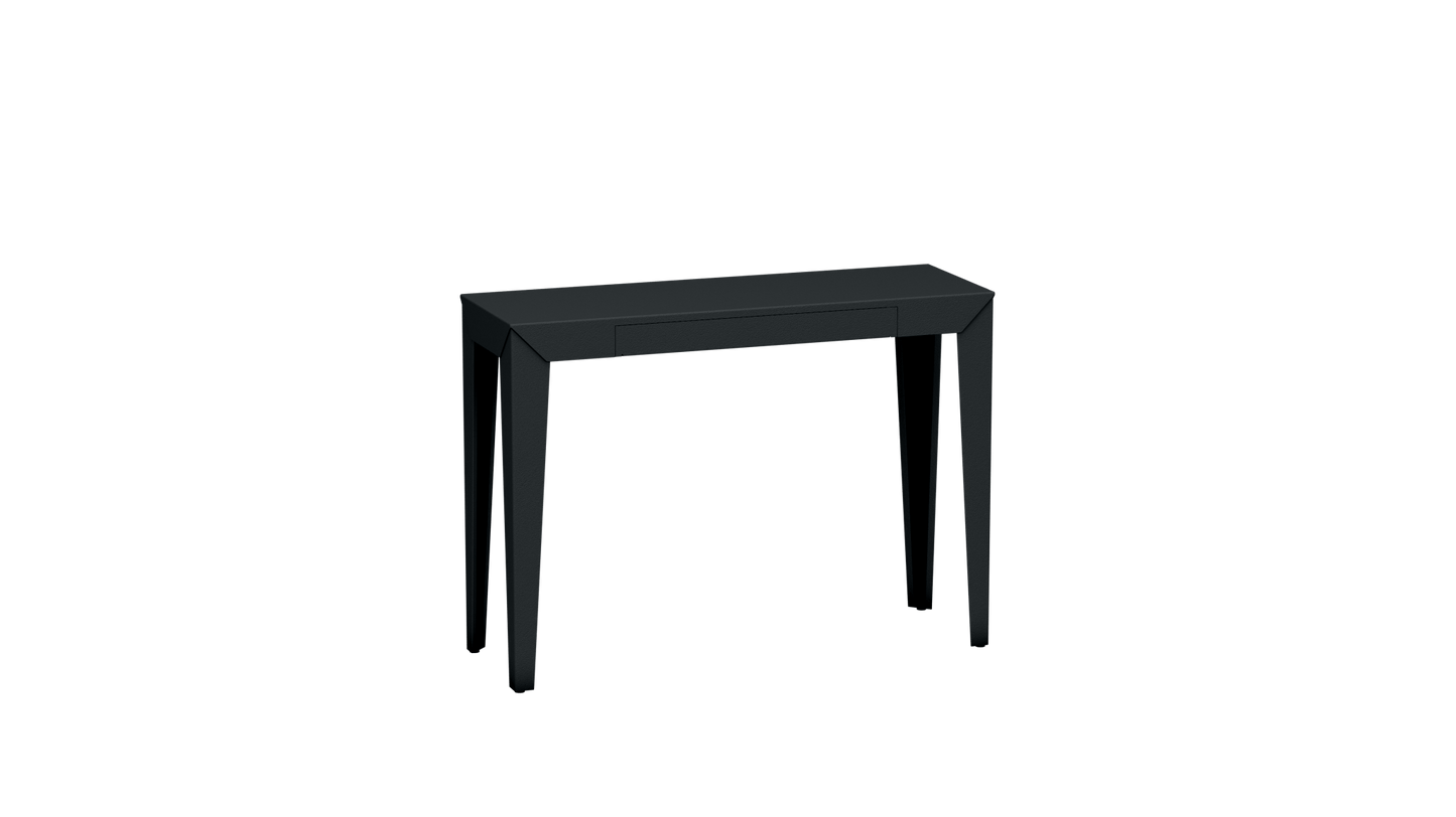 Console rectangulaire en métal avec tiroir 103cm Zef - MATIERE GRISE - La Maison MilanaiseAnthracite 222Fuselés