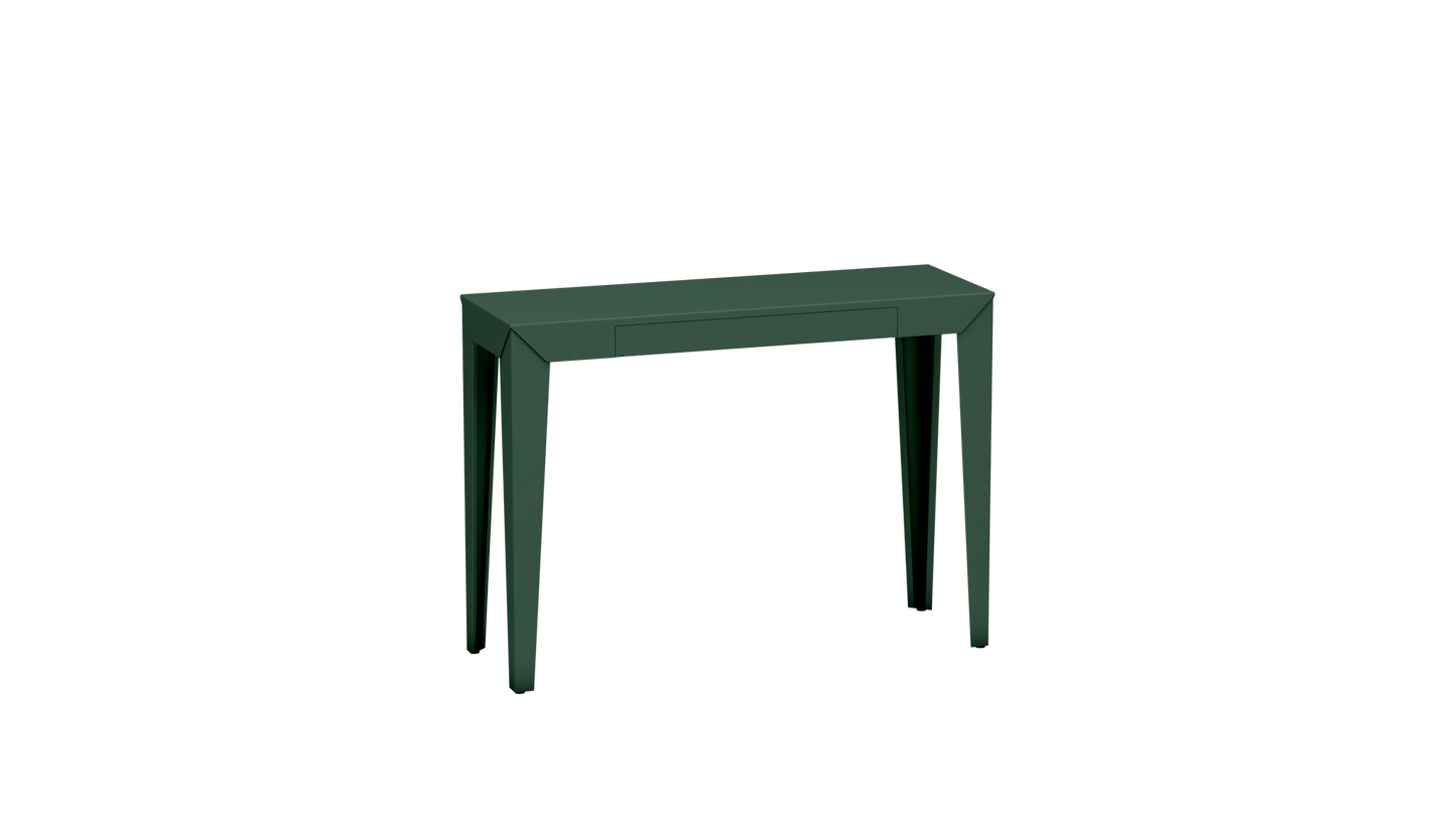 Console rectangulaire en métal avec tiroir 103cm Zef - MATIERE GRISE - La Maison MilanaiseOlive 121Fuselés