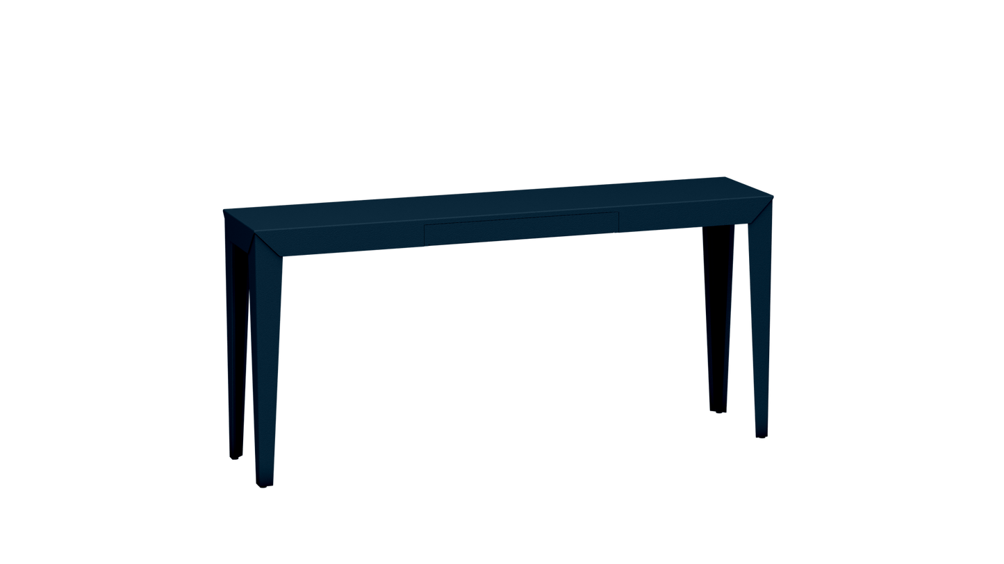 Console rectangulaire en métal avec tiroir 160cm Zef - MATIERE GRISE - La Maison MilanaiseDenim 007Fuselés