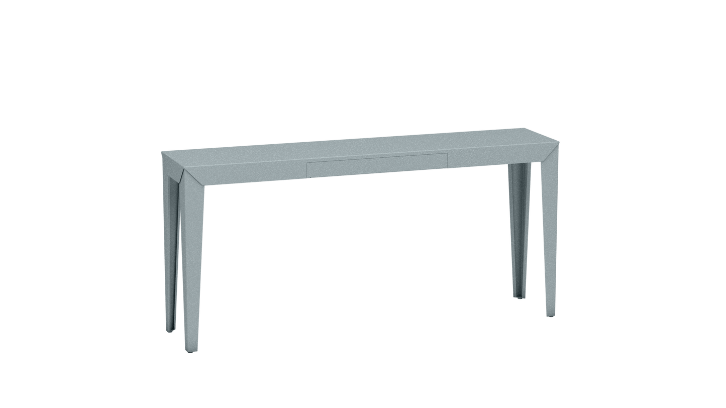 Console rectangulaire en métal avec tiroir 160cm Zef - MATIERE GRISE - La Maison MilanaiseNuage 002Fuselés