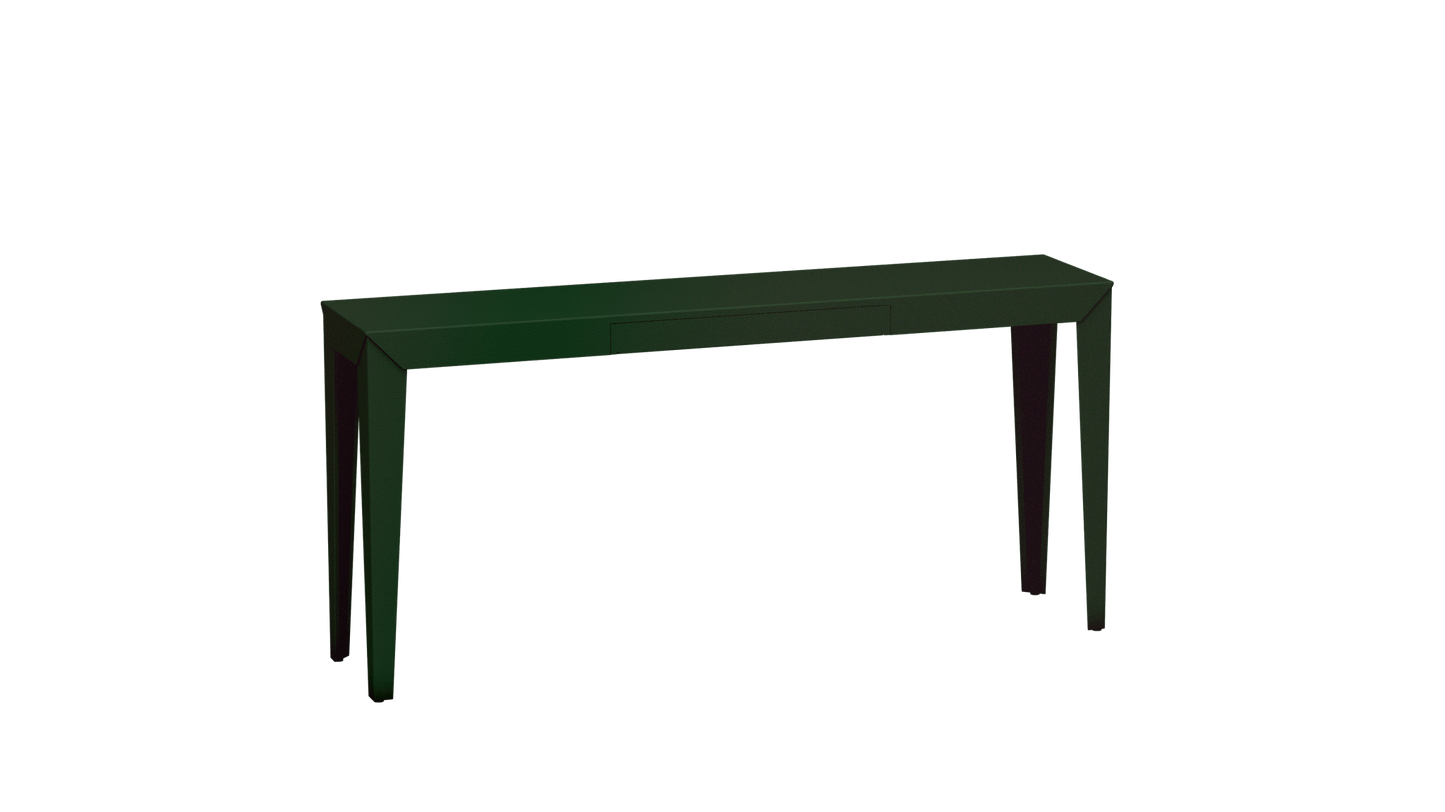 Console rectangulaire en métal avec tiroir 160cm Zef - MATIERE GRISE - La Maison MilanaiseJekyll 123Fuselés