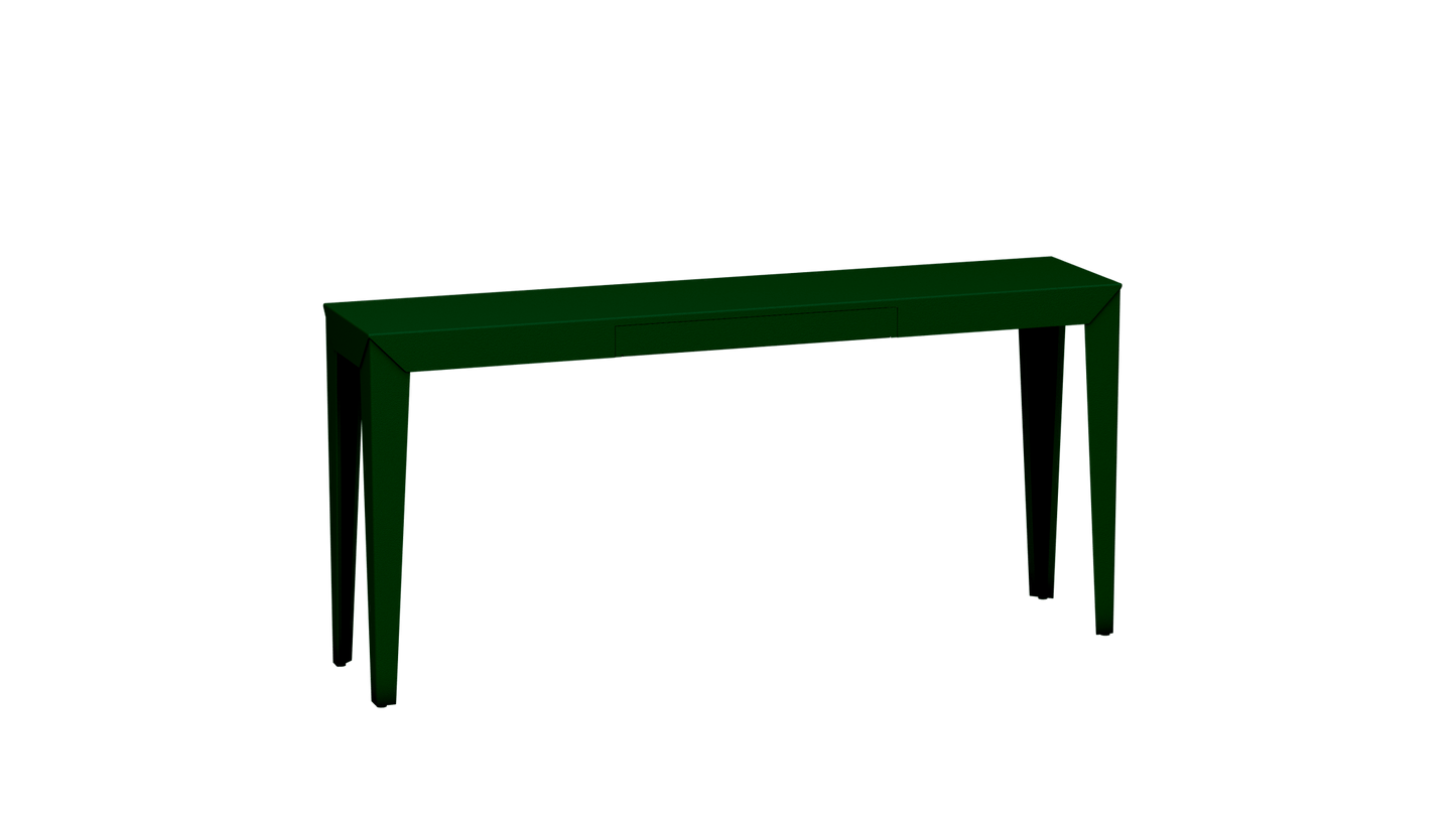Console rectangulaire en métal avec tiroir 160cm Zef - MATIERE GRISE - La Maison MilanaiseCanopée 124Fuselés