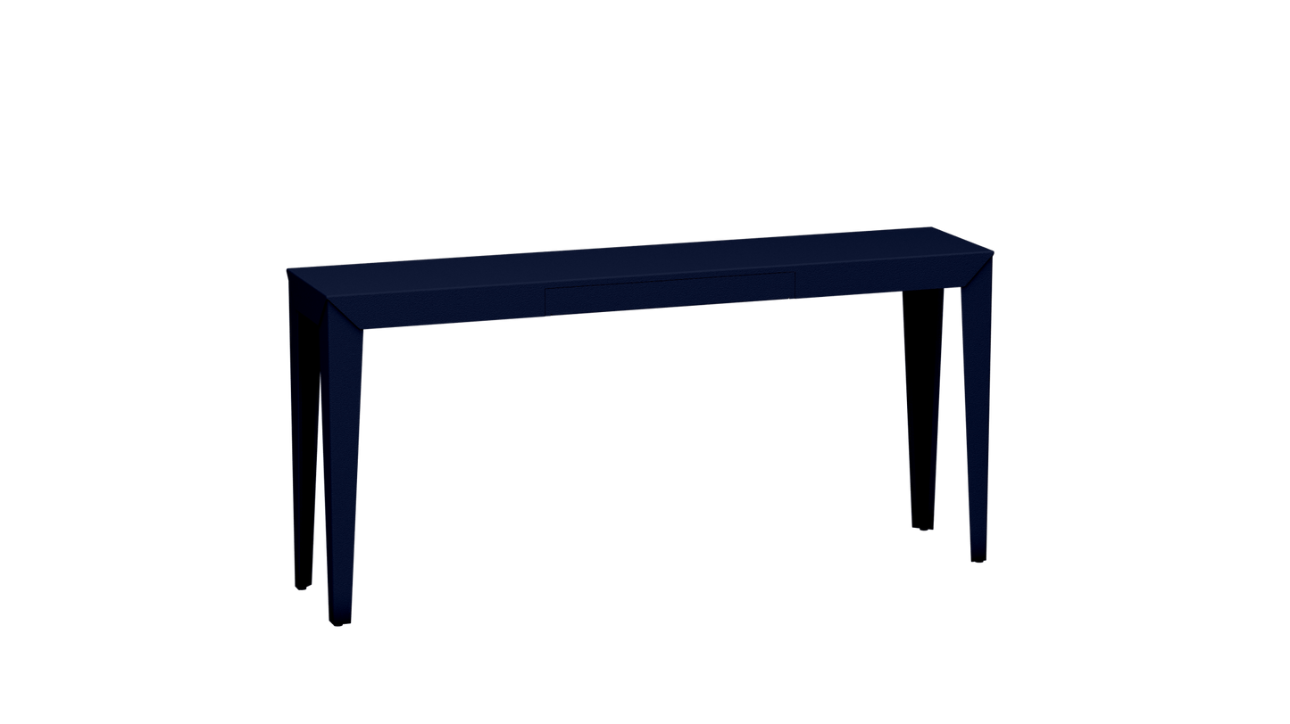 Console rectangulaire en métal avec tiroir 160cm Zef - MATIERE GRISE - La Maison MilanaiseNuit 114Fuselés