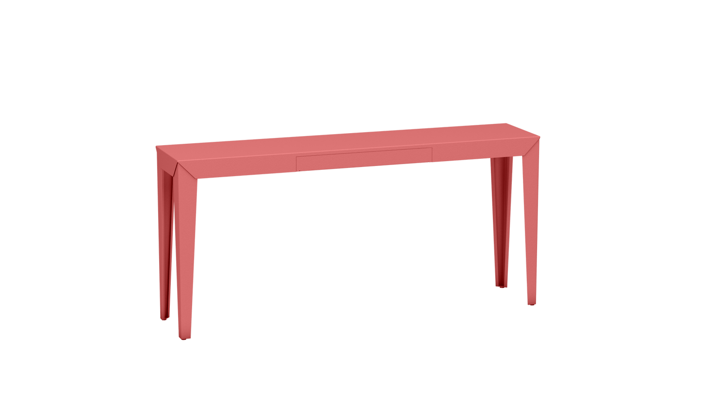 Console rectangulaire en métal avec tiroir 160cm Zef - MATIERE GRISE - La Maison MilanaisePink Lady 163Fuselés