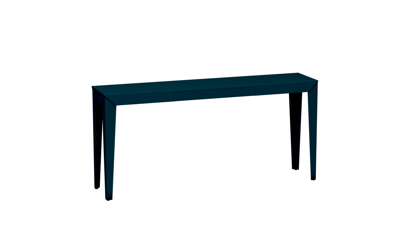 Console rectangulaire en métal avec tiroir 160cm Zef - MATIERE GRISE - La Maison MilanaiseCanard 115Fuselés