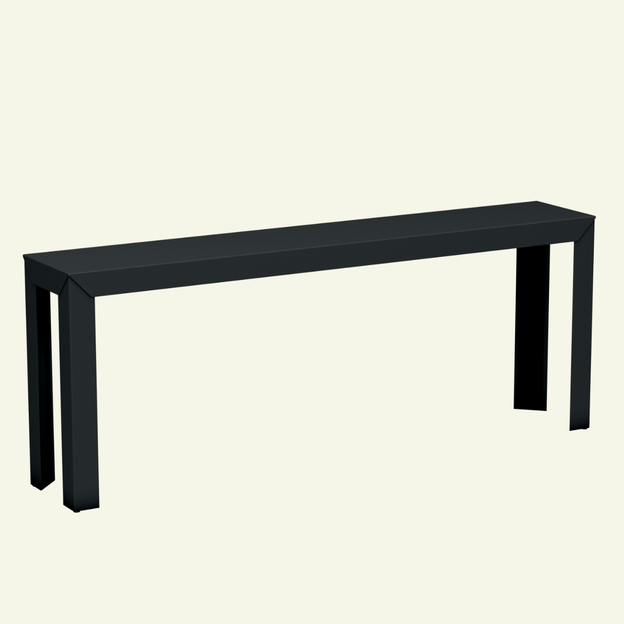 Console ZEF 195cm – Ligne fine & design outdoor - MATIERE GRISE - La Maison MilanaiseCONSOLEEXT195ZEFEggshell 161Droits