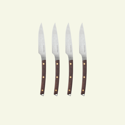 Couteaux à steak en inox et bois de rose, lot de 4 - COSTA NOVA - La Maison MilanaiseC20587COUTEAUX