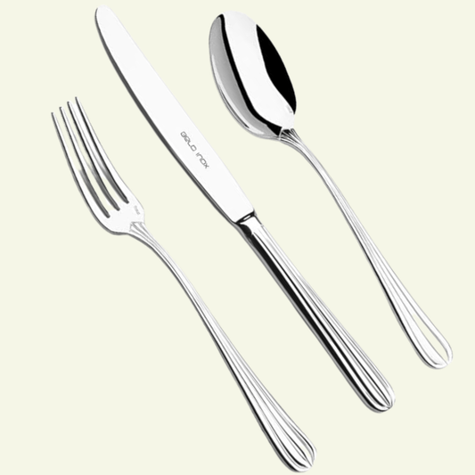 Couverts DUO en acier inox 18/10 – Élégance artisanale par BELO INOX - La Maison MilanaiseDUO - 1Poli Miroir24 Pièces
