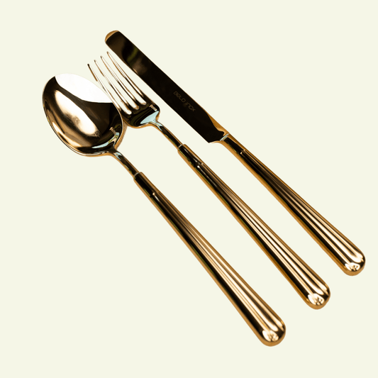 Couverts IMPALA en acier inox 18/10 – Élégance artisanale par BELO INOX - La Maison MilanaiseIMPALAPOLIMIROIR24Poli Miroir24 Pièces