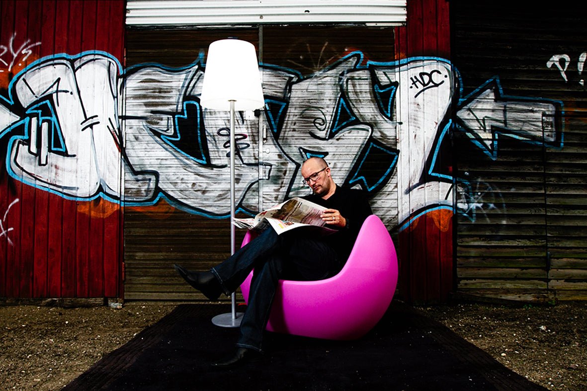 Fauteuil à bascule Blos - SLIDE - La Maison MilanaiseBLOS1Jaune
