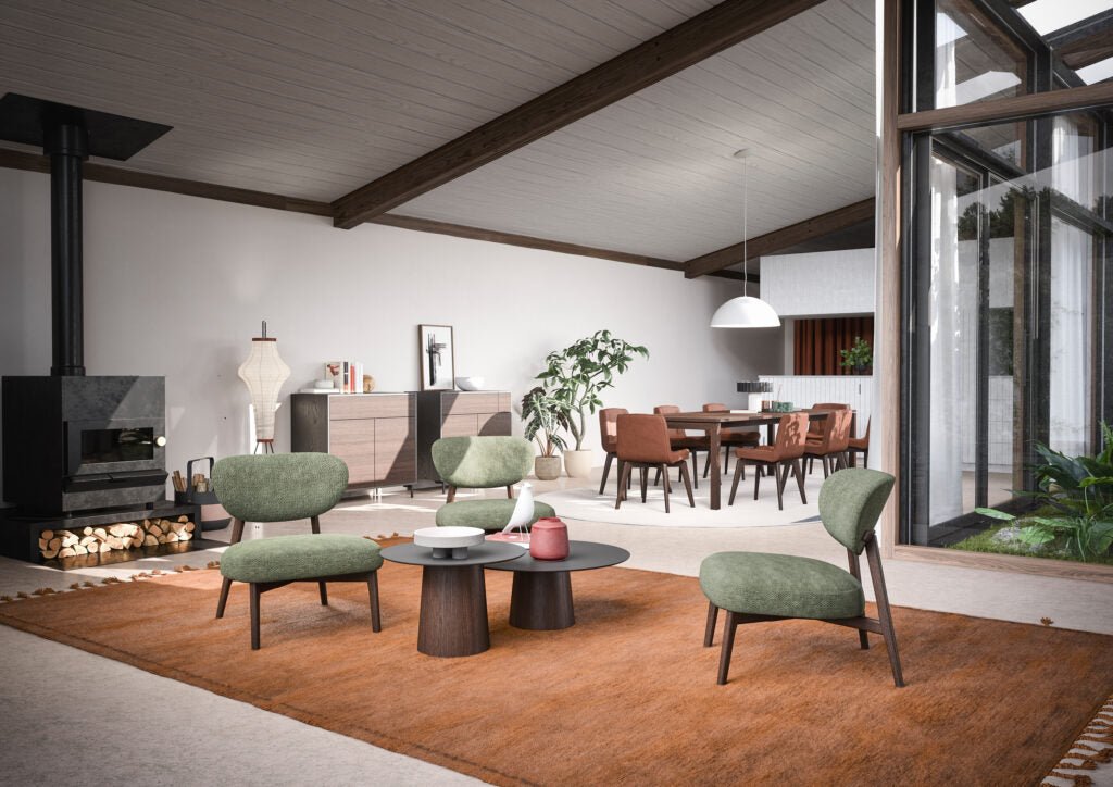 Fauteuil ALMO LOUNGE – Confort feutré et élégance naturelle - IMPÉRIAL LINE - La Maison MilanaiseALMOLOUNGE