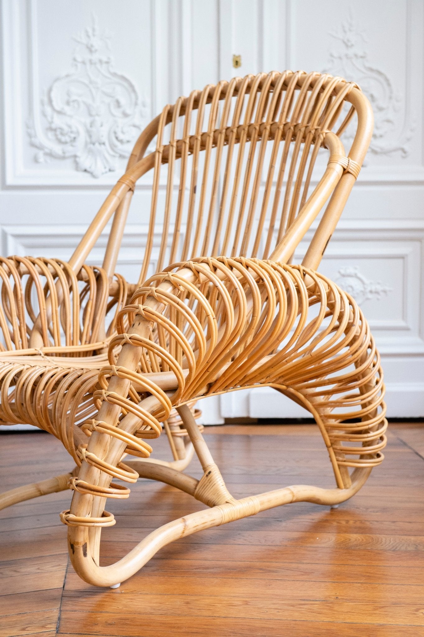 Fauteuil BOUCLE – Le charme du rotin vintage revisité - KOK MAISON - La Maison Milanaise627 - 1