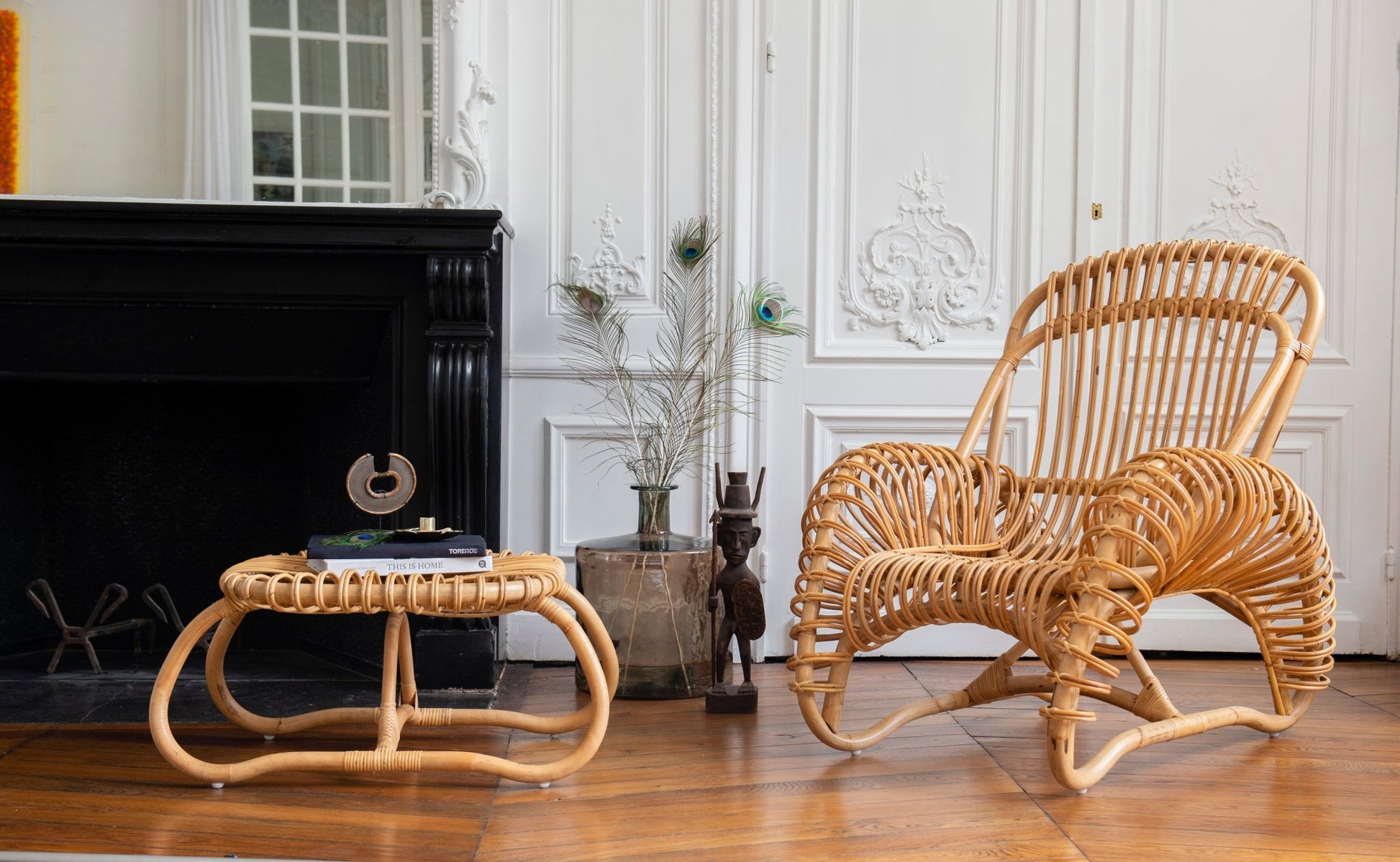 Fauteuil BOUCLE – Le charme du rotin vintage revisité - KOK MAISON - La Maison Milanaise627 - 1