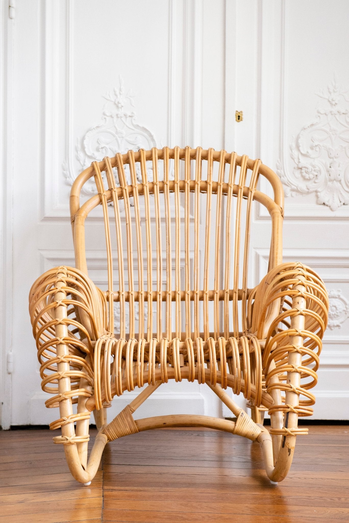Fauteuil BOUCLE – Le charme du rotin vintage revisité - KOK MAISON - La Maison Milanaise627 - 1