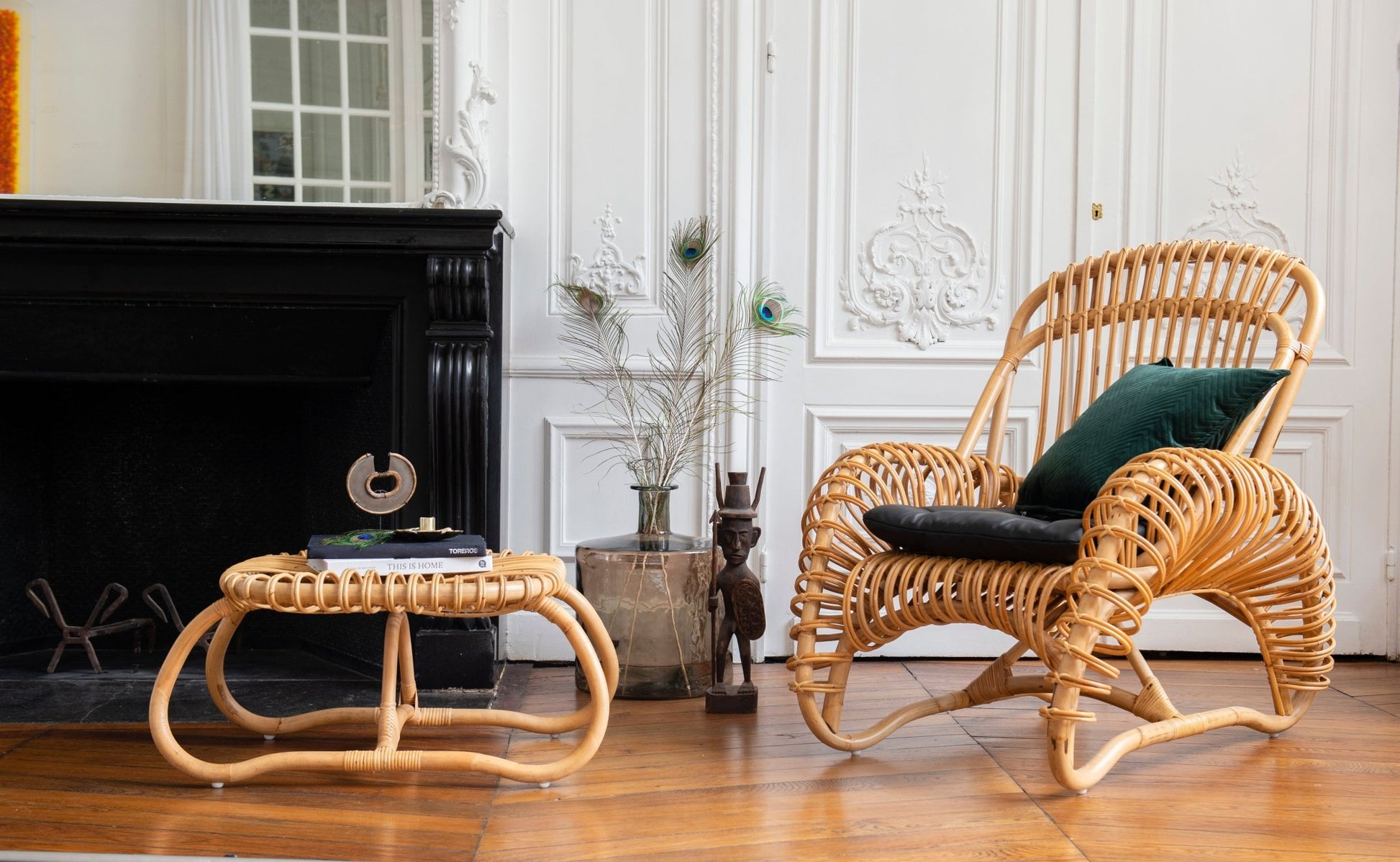 Fauteuil BOUCLE – Le charme du rotin vintage revisité - KOK MAISON - La Maison Milanaise627 - 1