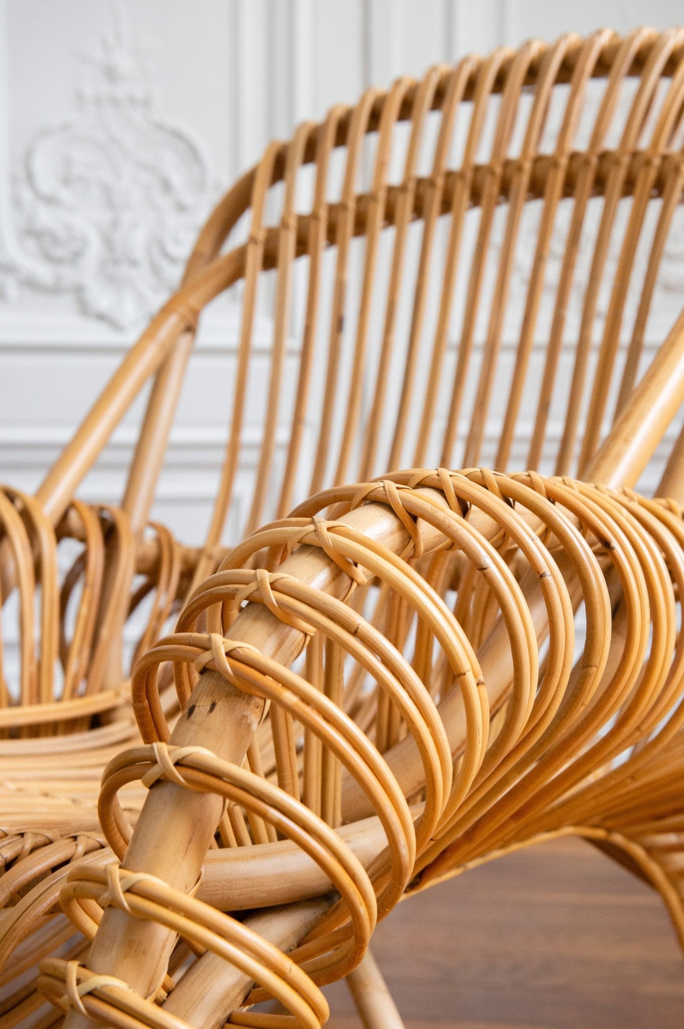 Fauteuil BOUCLE – Le charme du rotin vintage revisité - KOK MAISON - La Maison Milanaise627 - 1