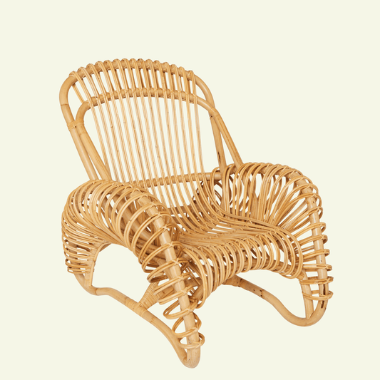 Fauteuil BOUCLE – Le charme du rotin vintage revisité - KOK MAISON - La Maison Milanaise627 - 1