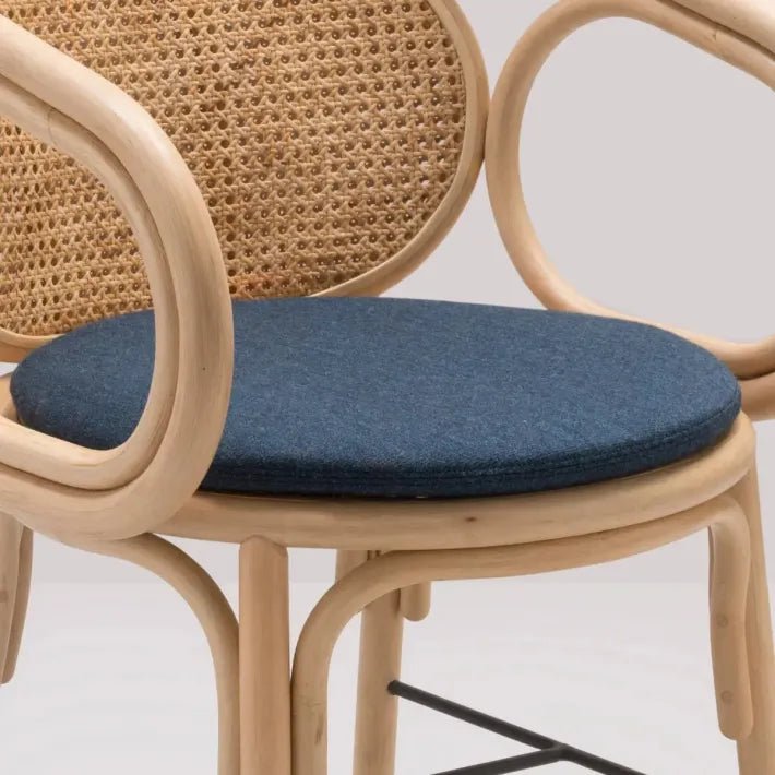 Fauteuil de table CONTOUR en rotin naturel – Orchid Edition X KOK MAISON - La Maison MilanaiseCONTOUR - 5Coussin Nuit