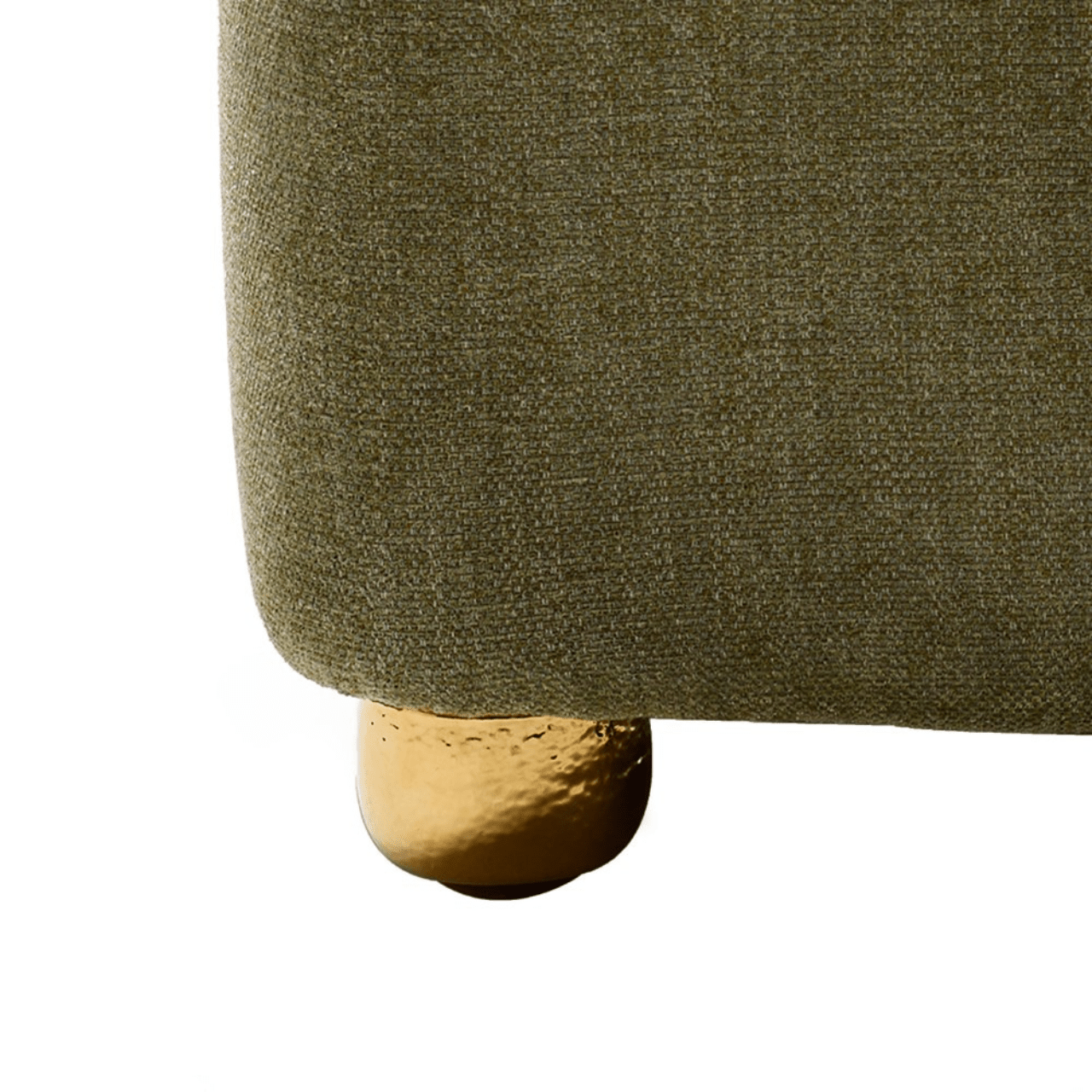 Fauteuil droit en tissu er velours vert Baia - MARIONI - La Maison Milanaisei0311