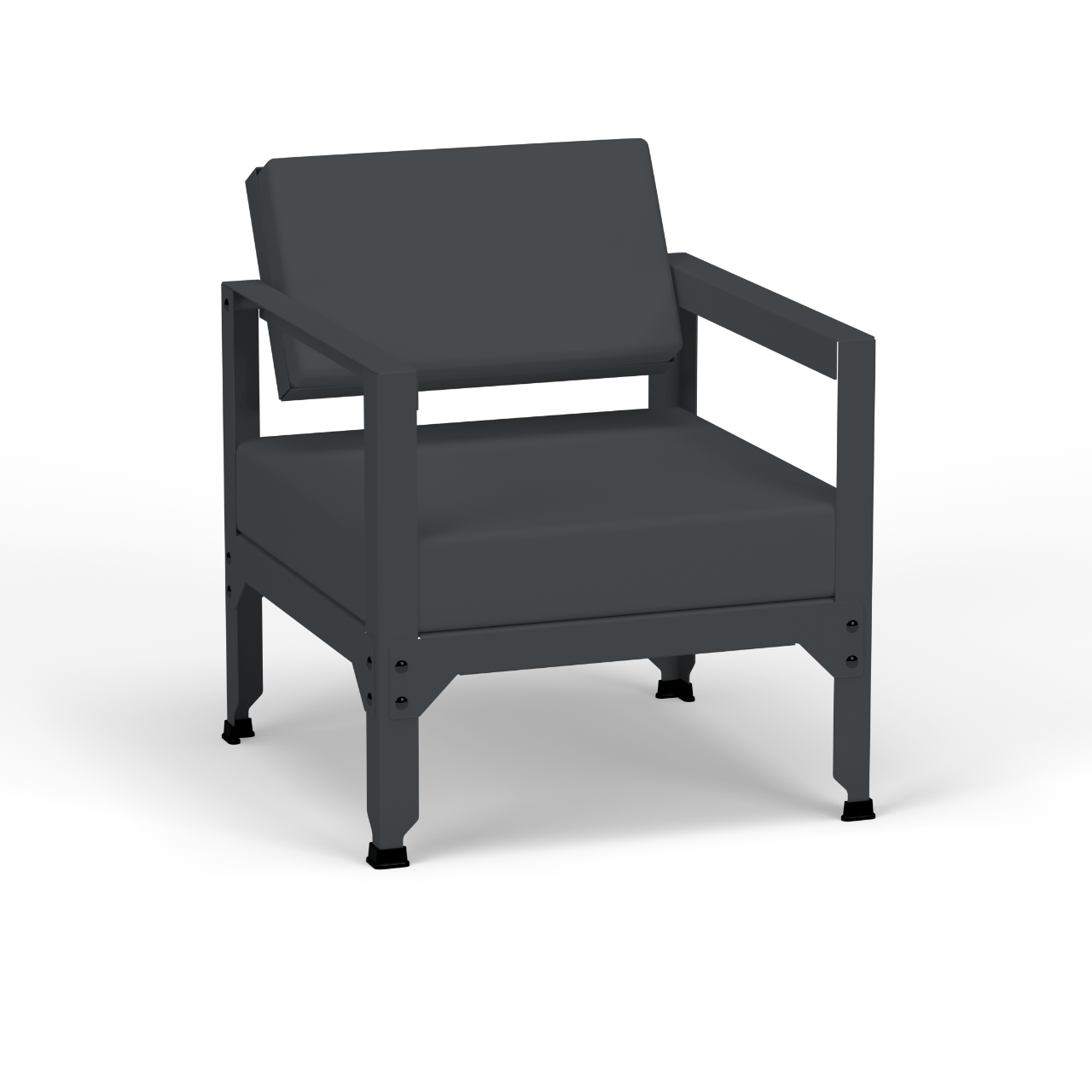 Fauteuil en acier galvanisé à dossier basculant Hegoa - MATIERE GRISE - La Maison MilanaiseFAUTEUILHEGOA - 17Orange givré 144