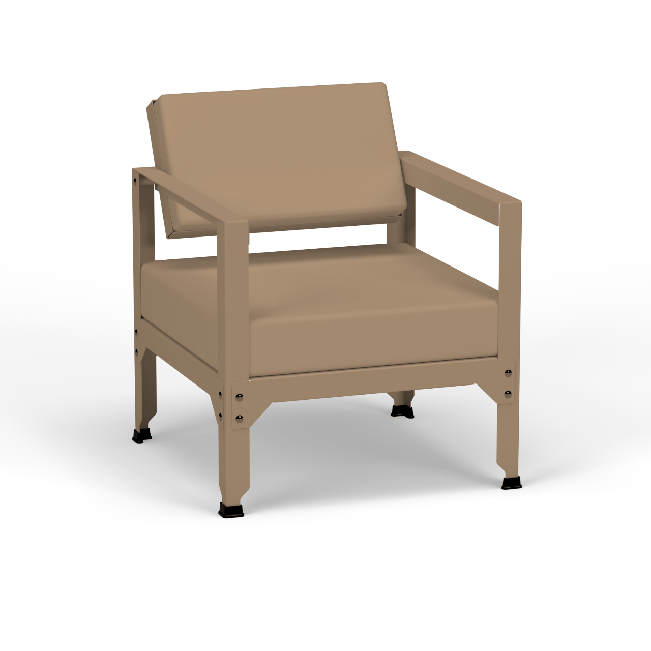 Fauteuil en acier galvanisé à dossier basculant Hegoa - MATIERE GRISE - La Maison MilanaiseFAUTEUILHEGOA - 11Sable 018