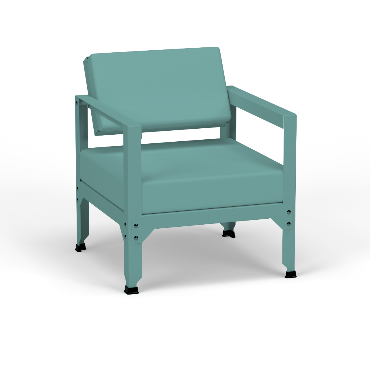 Fauteuil en acier galvanisé à dossier basculant Hegoa - MATIERE GRISE - La Maison MilanaiseFAUTEUILHEGOA - 25Celadon 006