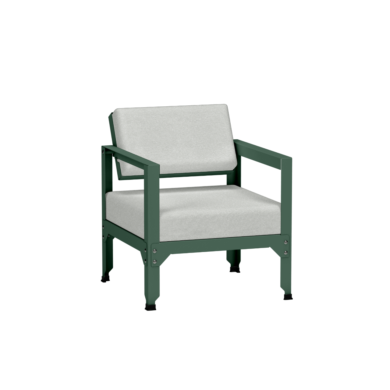 Fauteuil en acier galvanisé à dossier basculant Hegoa - MATIERE GRISE - La Maison MilanaiseFAUTEUILHEGOA - 9Olive 121
