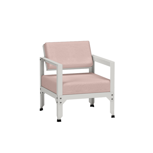Fauteuil en acier galvanisé à dossier basculant Hegoa - MATIERE GRISE - La Maison MilanaiseFAUTEUILHEGOA - 1Eggshell 161