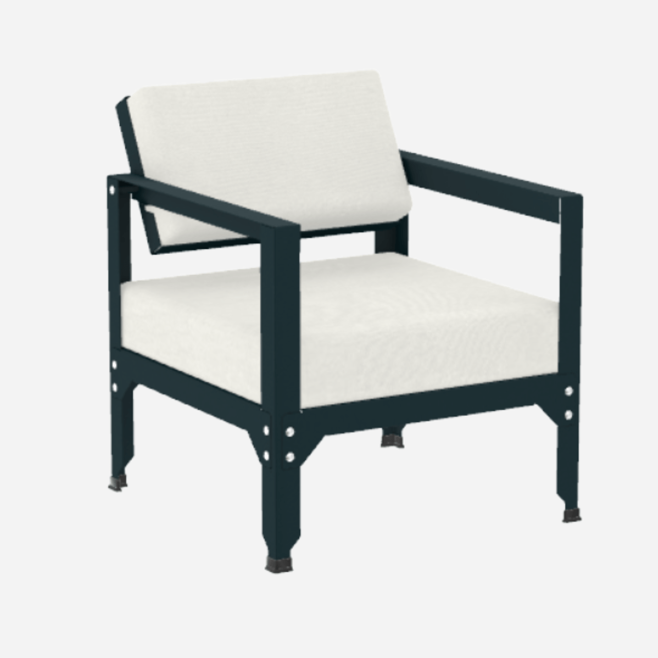 Fauteuil en acier galvanisé à dossier basculant Hegoa - MATIERE GRISE - La Maison MilanaiseFAUTEUILHEGOA - 21Canard 115
