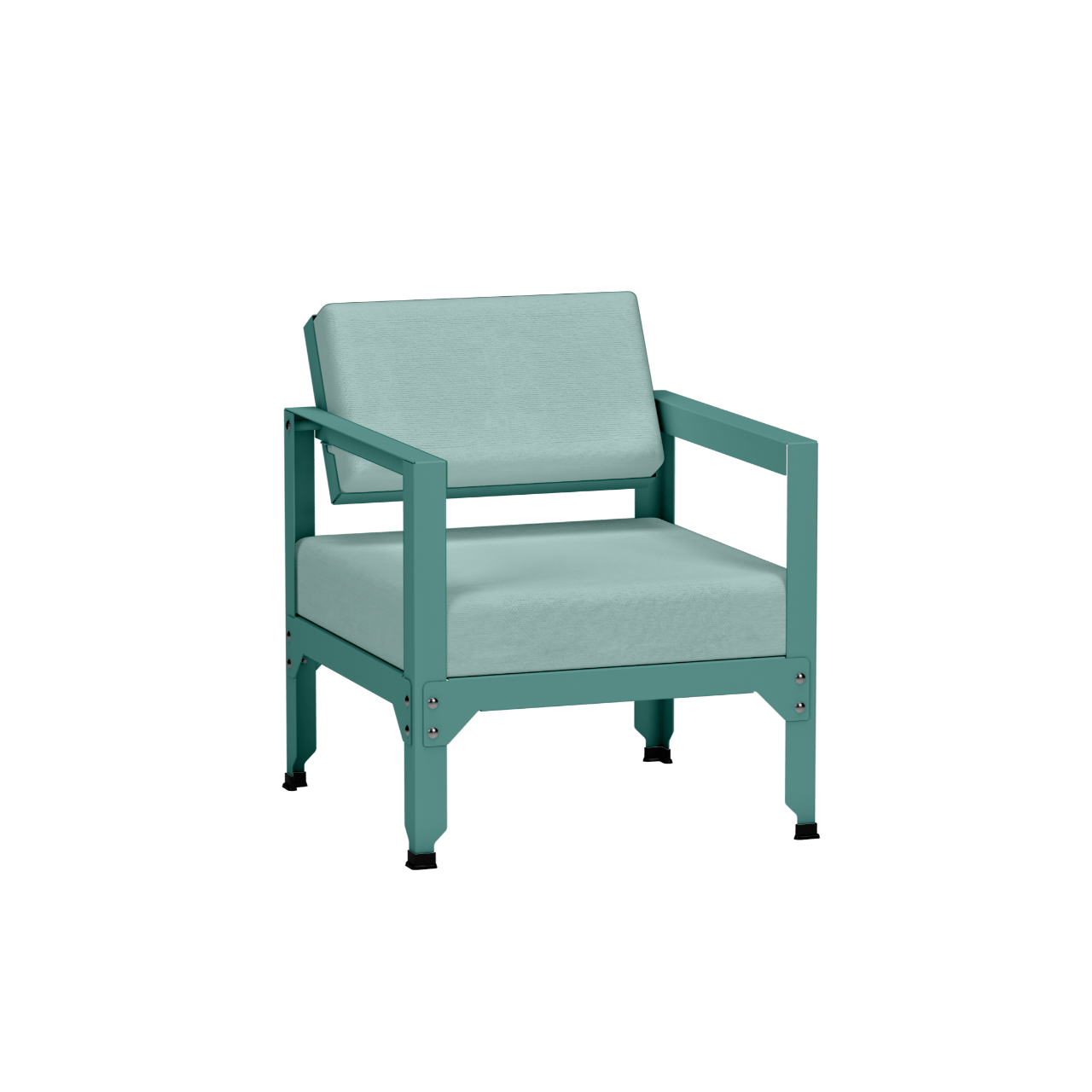 Fauteuil en acier galvanisé à dossier basculant Hegoa - MATIERE GRISE - La Maison MilanaiseFAUTEUILHEGOA - 5Anthracite 222